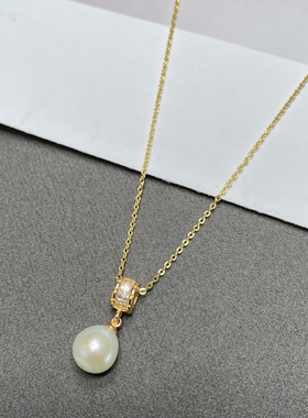 XKDDCT新款简约天然淡水珍珠吊坠