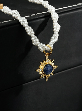 XKDDCT经典八芒星海神系列项链女