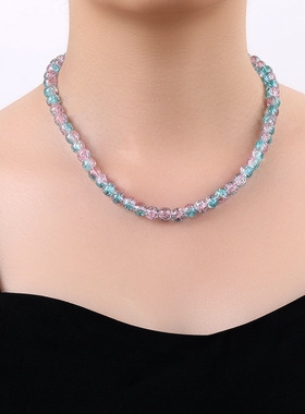 XKDDCT多巴胺彩色手工串珠水晶玻