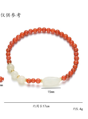 XKDDCT蜜蜡女翡翠蜜蜡女极细柿子