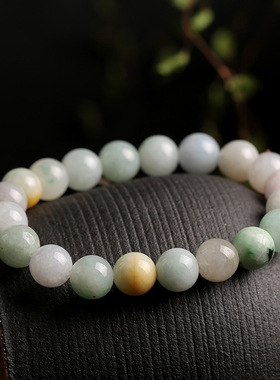 XKDDCT新款玉石手链翡翠玉石圆