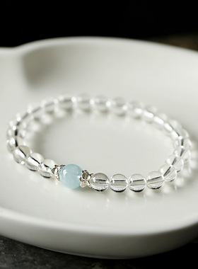 XKDDCT新款原创设计小众白水晶手