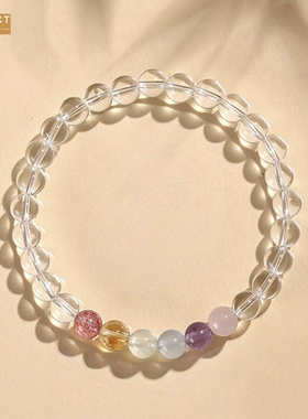 XKDDCT新款仿白多宝串珠手链女清