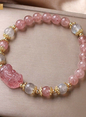 XKDDCT石手链女月光石小众设计新