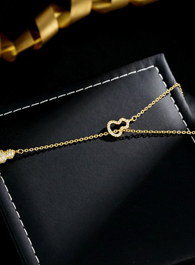 XKDDCT轻奢气质镶锆石镂空葫芦可