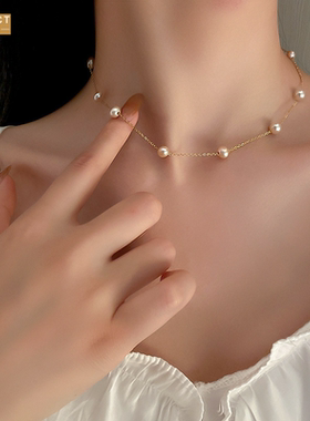 XKDDCT新款简约潮淡水珍珠项链