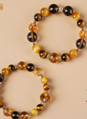 XKDDCT金霸大综合石仿塔晶手串金