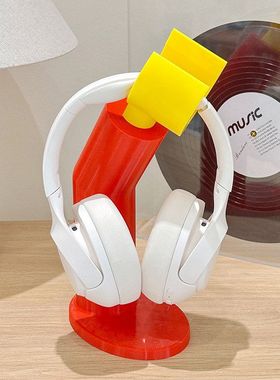 创意玩具支架3D桌面电脑耳机打印高颜值耳机支架造型卡通置物架
