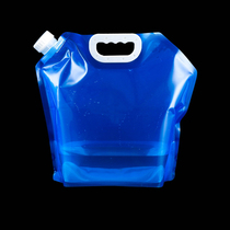 Outdoor water bag Large capacity portable folding water storage bag Water storage drinking water Tied water camping plastic soffit