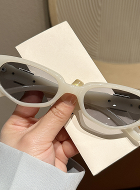 韩版新款小框猫眼墨镜时尚个性