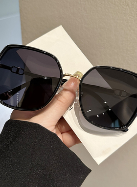 无防紫外线多边形复古女士墨镜