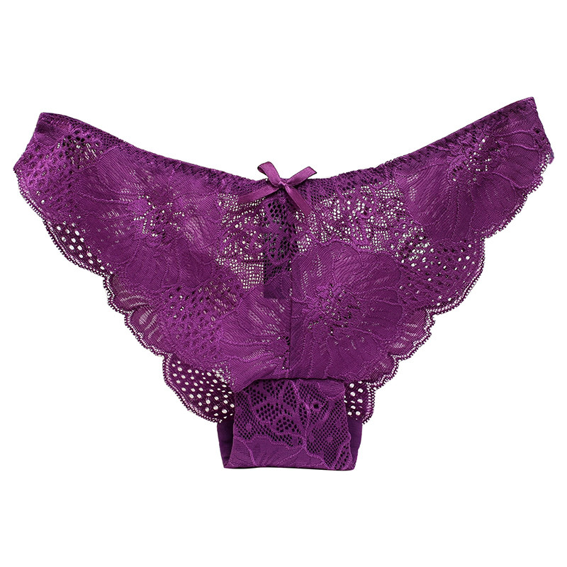 女士性感镂空蕾丝低腰大码三角裤 荷叶边蝴蝶结内裤女式超仙大码,淘宝优惠券,粉丝福利购,淘宝优惠卷