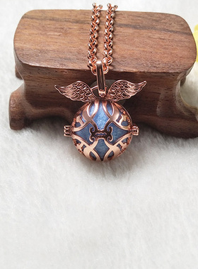 创意玫瑰花情侣锁骨链防过敏吊坠