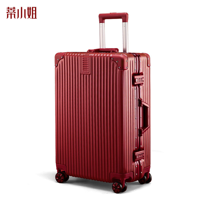结婚陪嫁红色女密码婚礼新娘拉杆箱 蒂小姐旅行箱
