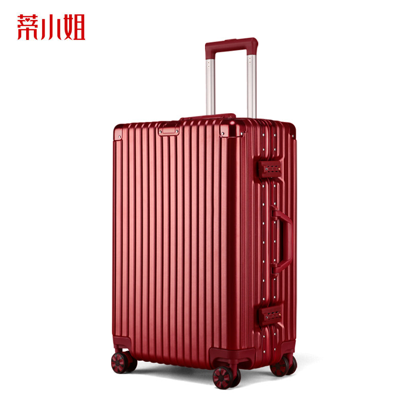 红色结婚陪嫁女新娘嫁妆婚嫁密码箱 蒂小姐旅行箱