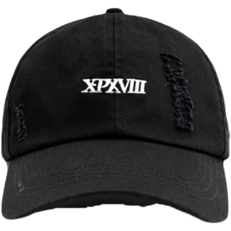 XPX 周柏豪 XPXVIII DISTRESSED DETAILS CAP 团队Logo休闲棒球帽 - 图3