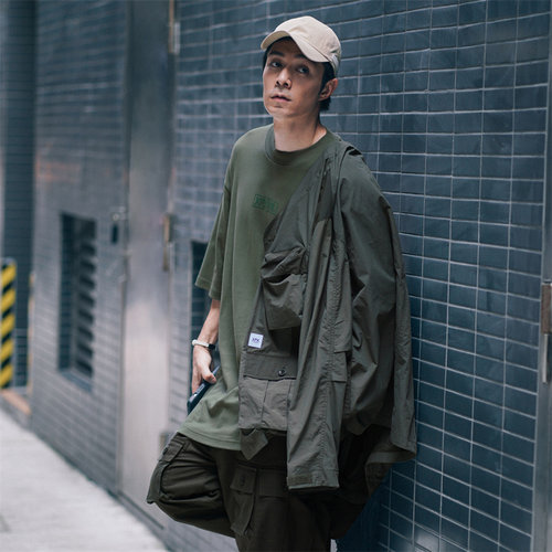 XPX 周柏豪MULTI POCKETS WITH PATCHES ARMY JACKET多口袋薄夹克 - 图2