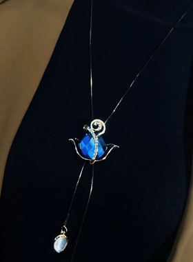 毛衣链大气挂件配饰项链