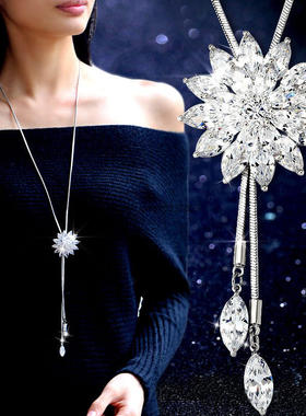 雪花配饰女奢华大气配饰