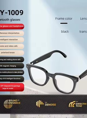 AI Translation Glasses ChatGPT Sunglasses Headset translator