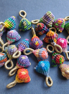 编织南美蜡线小粽子吊坠手绳