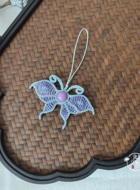 蝴蝶福叠小挂件视频教程材料