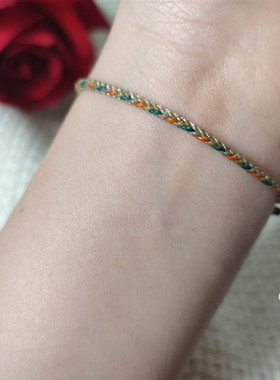 鱼小丸手作情侣手工精编手链挂绳