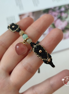 鱼小丸手作小桃子手绳