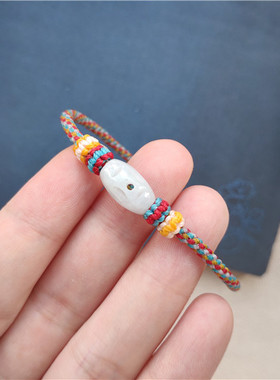 鱼小丸手作手工编织你的名字手绳改编情侣手链路路通饰品平安