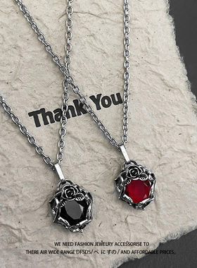 YUSTUDIO钛钢情侣高级感项链