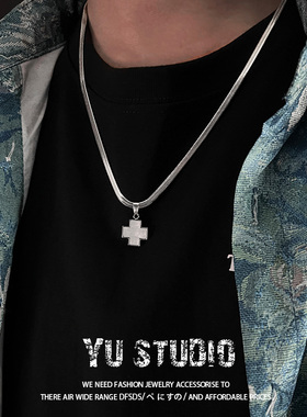 YUSTUDIO贝母钛钢情侣高级感项链