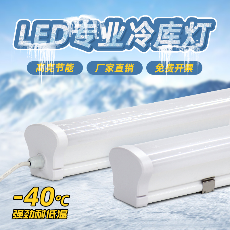 LED冷库灯IP65耐低温-40℃度吸顶灯壁灯防水防尘防虫灯三防灯 - 图0