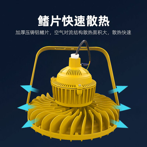 悦色LED防爆灯仓库厂房照明灯隔爆加油站工厂车间防腐防尘三防灯 - 图1