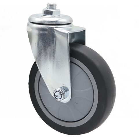 优质3/4寸PU超市购物车轮静音丝杆脚轮m12万向轮配件单轮片100x25,淘宝优惠券,粉丝福利购,淘宝优惠卷