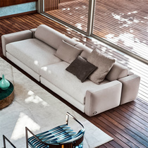 Italian modern sofa Nordic sofa minimalist sofa leather sofa art sofa high-end custom sofa