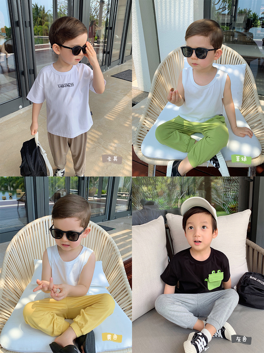 儿童裤子宝宝夏季薄款莫代尔防蚊裤男小童空调长裤 辰辰妈男童装 儿童裤子宝宝夏季薄款莫代尔防蚊裤男小童空调长裤 辰辰妈男童装