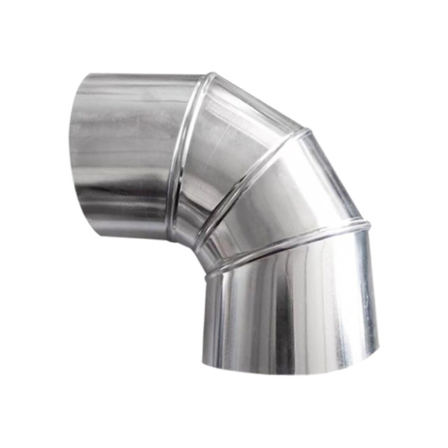 Customized aluminum skin insulation elbow iron sheet straight pipe three-way valve box air conditioning solar steam pipe shell construction