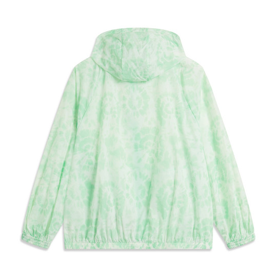 李宁风衣女款夏运动生活系列透气宽松休闲运动风衣AFDU672--B品