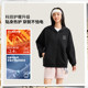 Li Ning ຜູ້ຊາຍແລະແມ່ຍິງແບບດຽວກັນບວກກັບ velvet ອົບອຸ່ນວ່າງ cardigan hooded sweatshirt ກິລາ AWDVC61