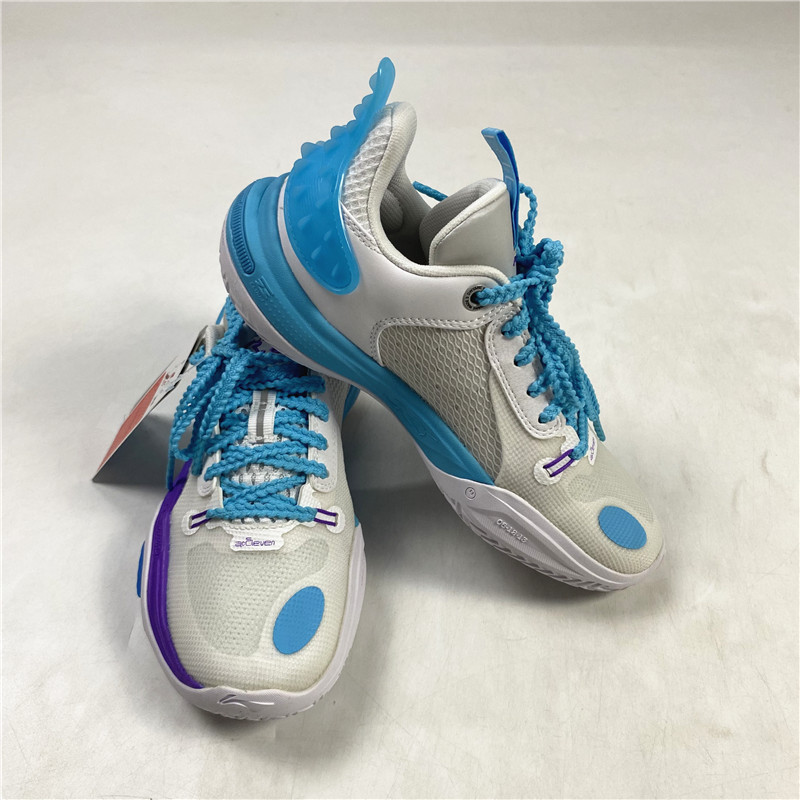 李宁篮球鞋男女童秋篮球系列时尚透气防滑低帮篮球鞋YKBT034-赞助 - 图1