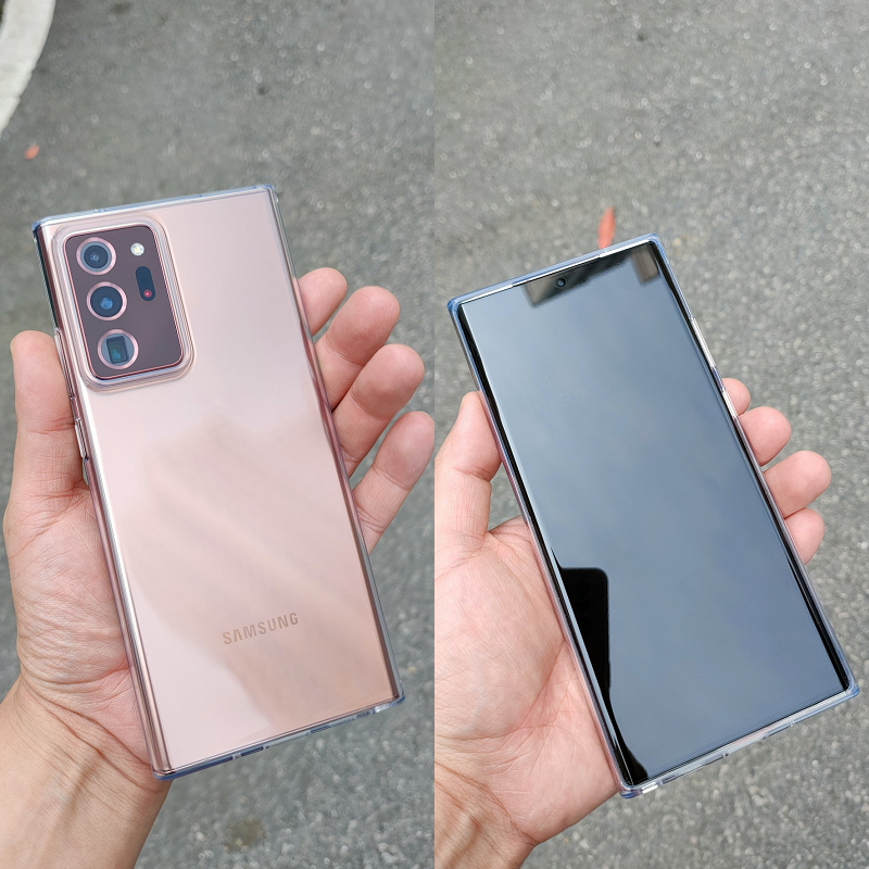 三星note20ultra原装手机壳官方透明软壳note20u原厂拆机外壳原配 - 图1