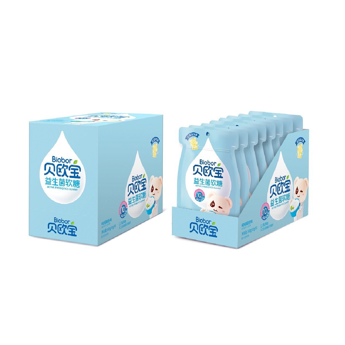 贝欧宝乳酸菌益生菌营养健康软糖果味奶香美味糖果无色素解馋零食,淘宝优惠券,粉丝福利购,淘宝优惠卷