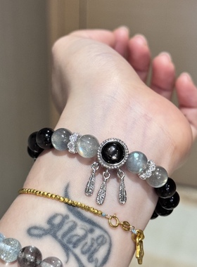 银曜拉长石捕梦风手链提升守护感