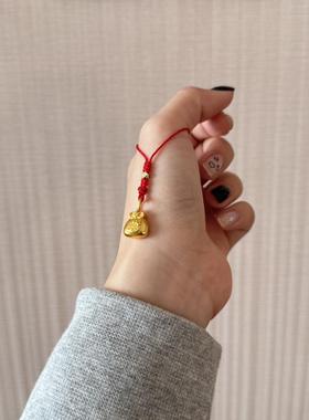 Kitty沙金福袋~ 新年红绳开运挂件手机绳