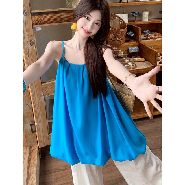 Dopamine pleated ຊຸດ camisole ສໍາລັບແມ່ຍິງ
