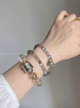 原创设计小众设计款天然水晶手串