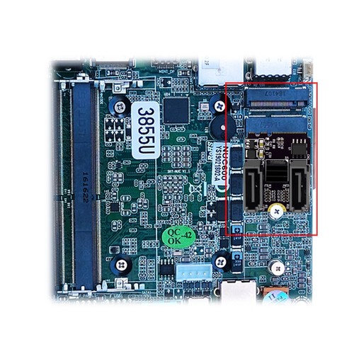 M2转SATA3.0扩展 KEY A+E WIFI的M.2转SATA硬盘转接卡免驱JMB582 - 图2