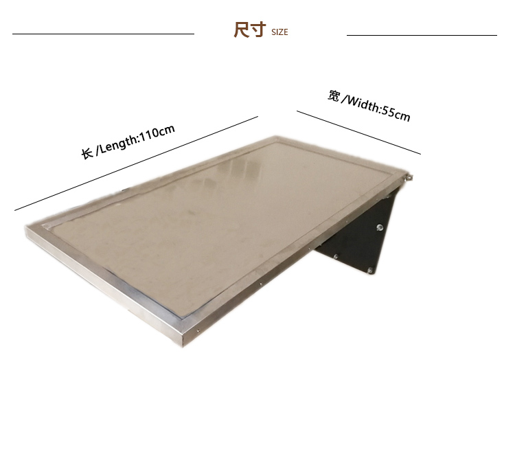壁挂 上翻式 宠物诊疗台 挂墙检查台 动物用 翻转折叠台 - 图2