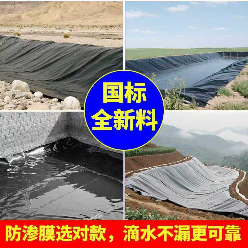 鱼塘防渗膜防水布土工膜鱼塘护坡藕池蓄水池养殖加厚黑色塑料地膜,淘宝优惠券,粉丝福利购,淘宝优惠卷