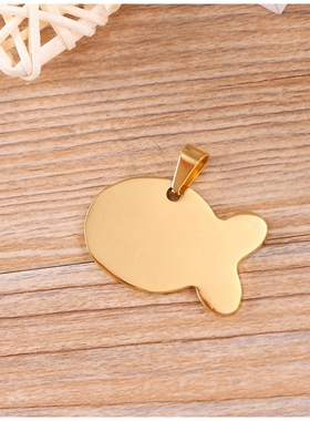 钛钢狗牌可刻字礼物防丢吊坠定制